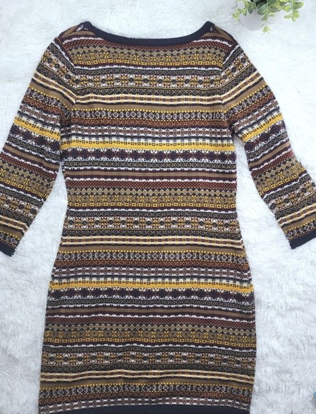 [366]NWOT Skies are Blue Size Hippie Boho Knit Dress - Picture 8 of 9